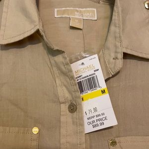 Nwt Michael kors button down